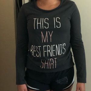 Old Navy gray graphic long sleeve shirt  XL